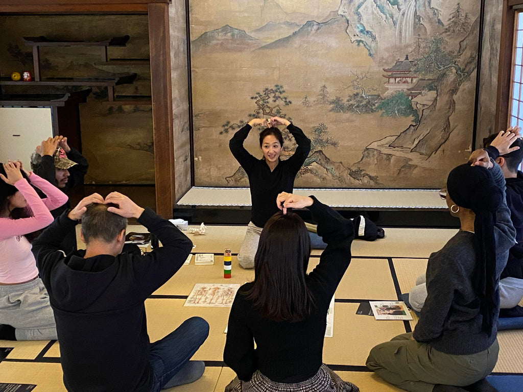 月に一度のZEN呼吸法workshop 狩野派の床の間を見ながら坐る呼吸